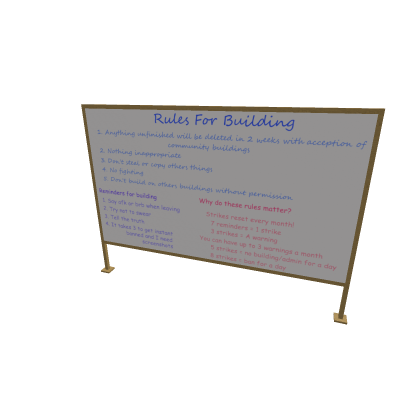 ✨ [UPDATED] Cookiezforkittyz building rules