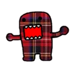 Plaid Domo Roblox badge thumbnail