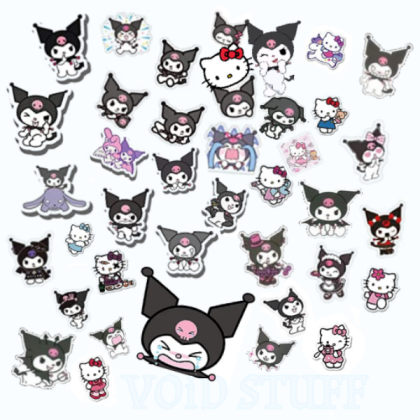 Kuromi and Hello Kitty, right corner "Void stuff" Roblox decal