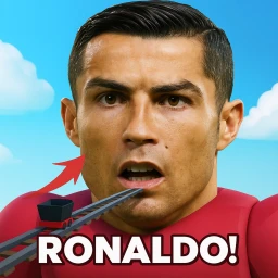 Cart ride with RONALDO! [OBSTACLES] icon
