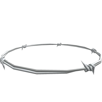 Silver Barbed Wire Halo Roblox Item Rolimon s