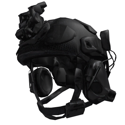 Black Military SWAT Helmet