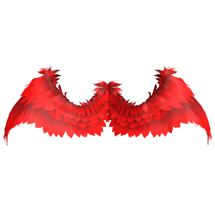 Realistic Red Wings