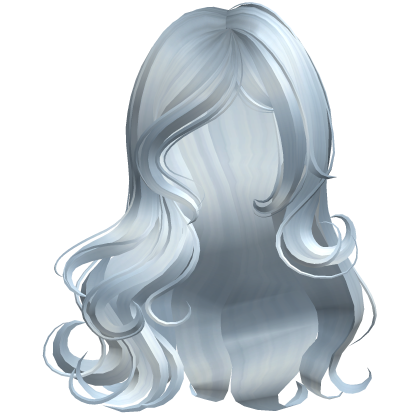 ♡ Silky Long Ethereal Waves (Pastel Blue) Roblox item