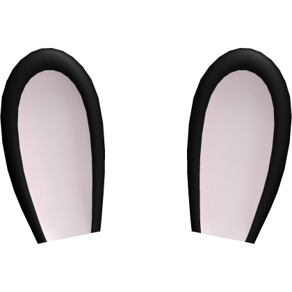 ♡ ꒰ cute kawaii black bunny ears
