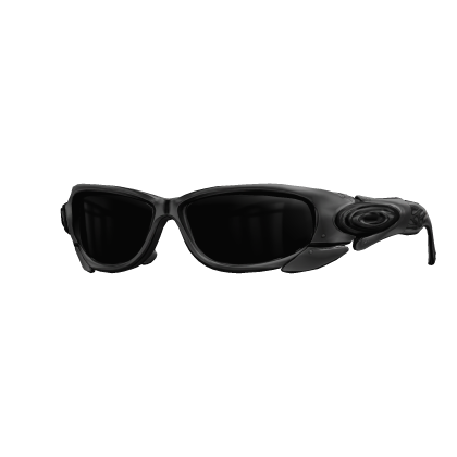Grey Chrome Cyber Y2K Racer Shades