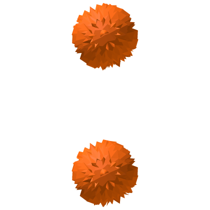 Fun Happy Halloween Orange Clown Buttons Roblox item