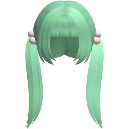 green black alt moe straight bobble pigtails