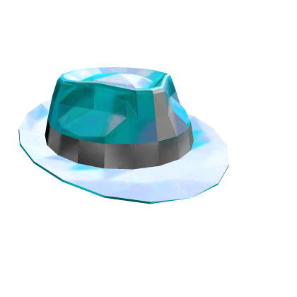 Ice Blue Sparkletime Fedora