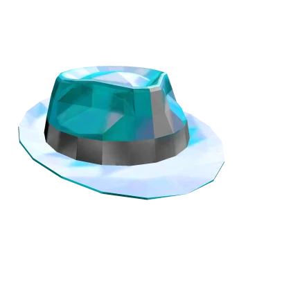 Ice Blue Sparkletime Fedora Roblox item render