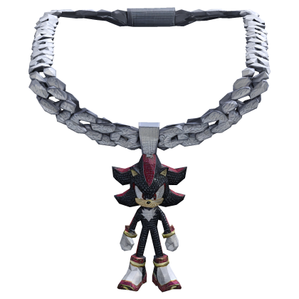 Shadow The Hedgehog Chain Necklace 3.0