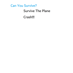 LifeBoat Airlines In The Sky Can You Survive?