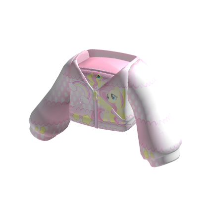 ♡ Cute Fluttershy Pink Jacket Zipup