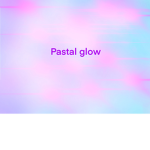 Pastal glow
