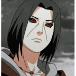 Uchiha Itachi con manzanas