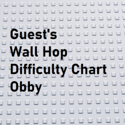 Guest's Wall Hop Difficulty Chart Obby
