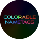 Colorable Nametags