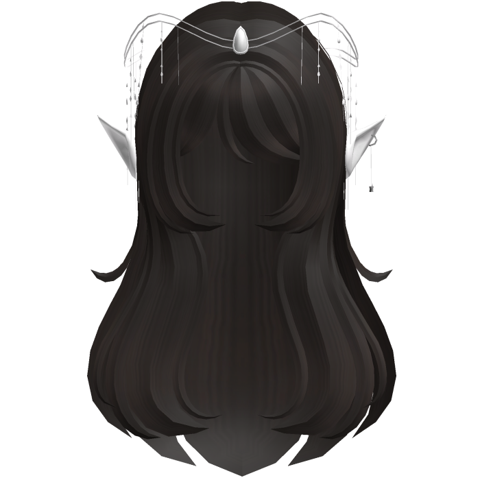 Dark Brown Elf Fantasy Queen Hair Tiara
