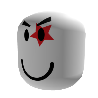 Red Rock Star Smile (Classic Face) 2D Roblox item
