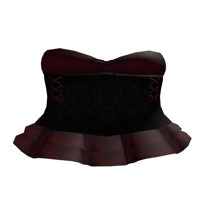 black laced red vampire dress 