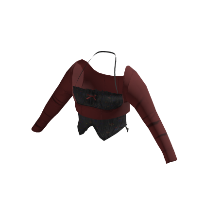 [fendudu]Soft Angel Top(dark red)