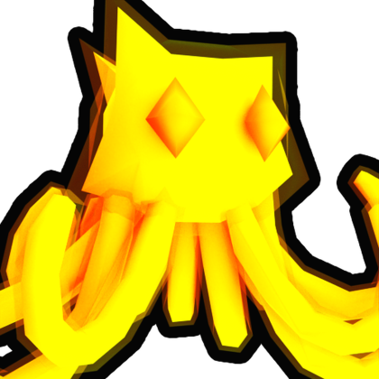 Gold Crystal Octopus
