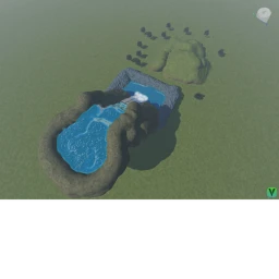 Realistic Waterfall icon