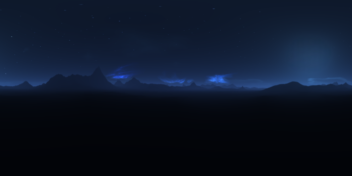Classic Skybox: Night Sky (without a moon) preview 1