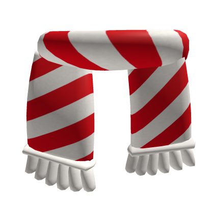 Red White Christmas Scarf