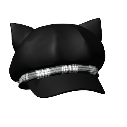 Y2K Grunge Barret Hat w Cat Ears