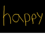 Happiness is joy