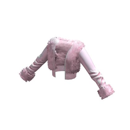 Baby Pink Y2K Gyaru Fluffy Fur Jacket • DD22