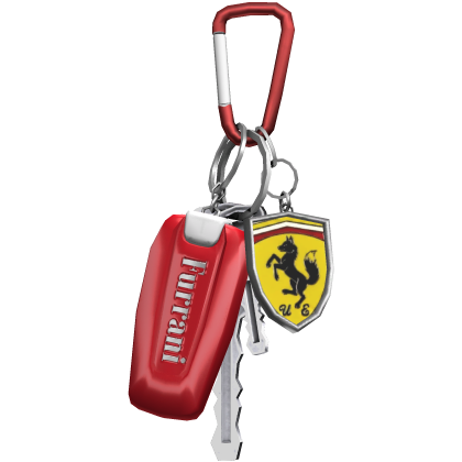 Luxury Red Car Keys Chain