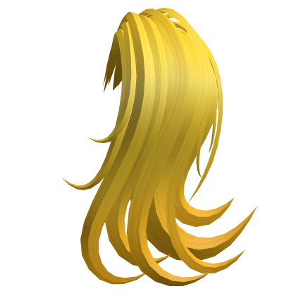 Yellow Left Side Ponytail Extension Roblox item