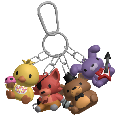 Kawaii FNAF Keychain