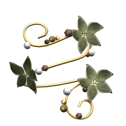 ☆ Boho Gold Flower Arm Cuff