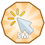 5M Button Clicks!