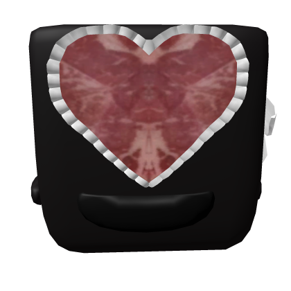 black kawaii creepy cutecore morute backpack