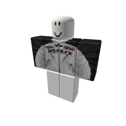 Male Top R6 R15 Y2k Emo Evade Black White [ + ]