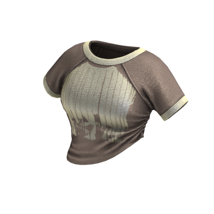 Cozy Graphic Y2K Tee (Beige Cream)