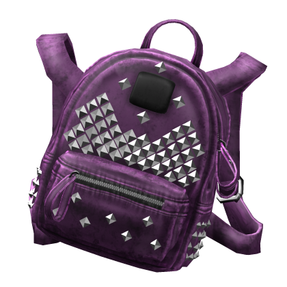 (3.0) Purple Rhinestone Off-Shoulder Backpack Roblox item