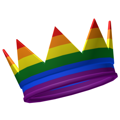 Floating Rainbow Pride Crown