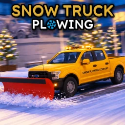 Snow Truck Plowing icon