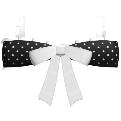 ♡ : cute white short polka dot top Roblox item