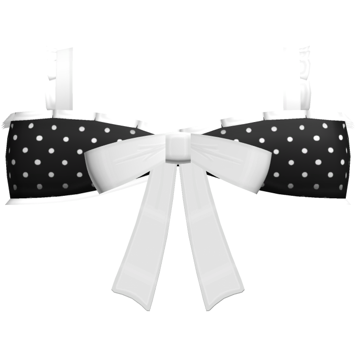 ♡ : cute white short polka dot top