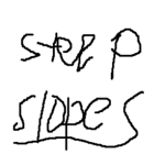 steep slopes