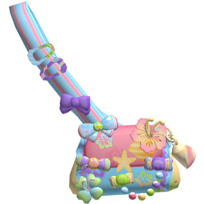 colorful harajuku gyaru summer tropical decora bag thumbnail