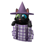 Halloween Kitty Witch Backpack