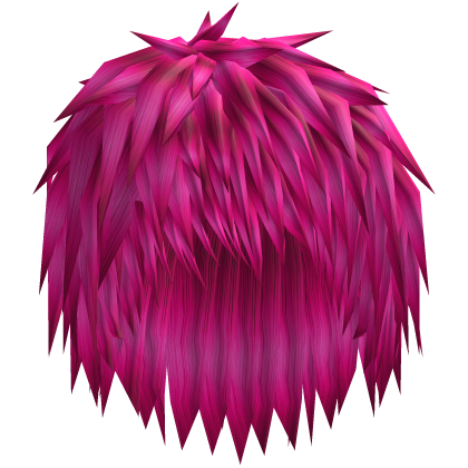 Emo Pink Hair w/ Short Bangs