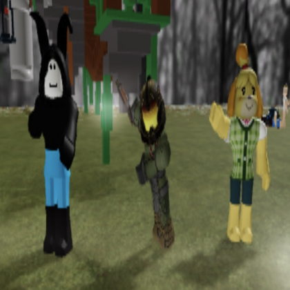Doom Slayer And Oswald And Isabelle Killer Roblox decal